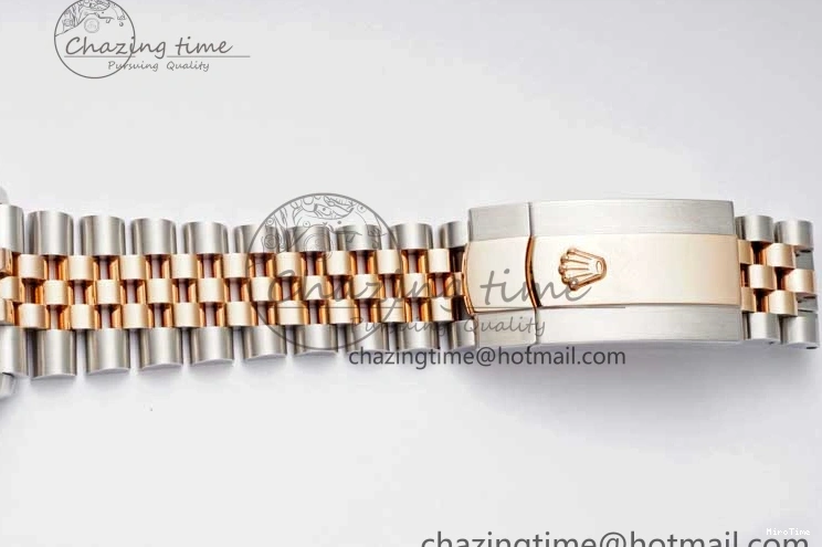 MiroTime 0504 DateJust 36 SS RG DIWF 1:1 Best Edition 904L Steel Gray Stick Dial on Jubilee Bracelet SA Original 2321